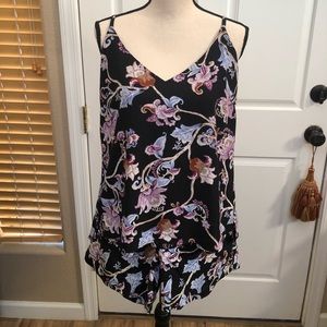 WHBM cute reversible cami and matching shorts.